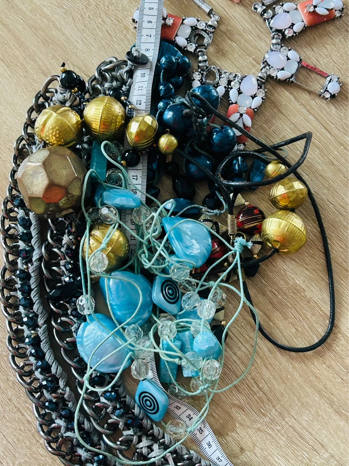 Vintage groot lot oude sieraden voor upcycling – photo 17